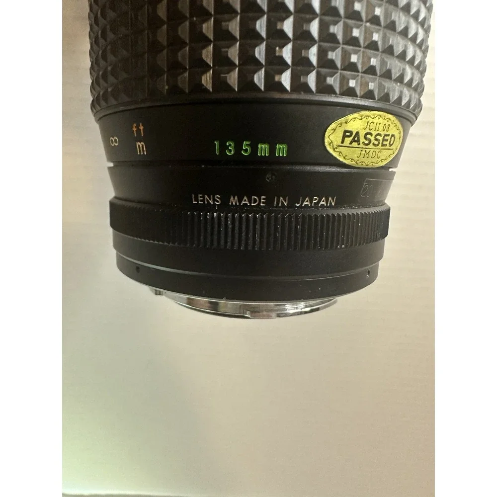 Focal MC Auto 1:28 135mm Lens No. 841362 Made In Japan